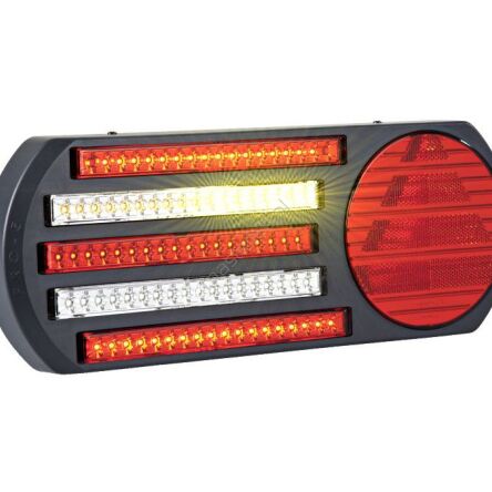 Lampa tylna LED PRO-5 z odblaskiem 24V lewa