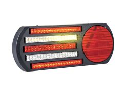 Lampa tylna LED PRO-5 z odblaskiem 24V lewa