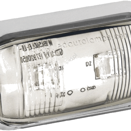 Przednia lampa obrysowa - obudowa chromowa 58CWME