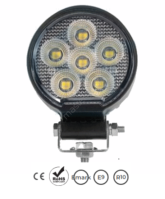 LAMPA ROBOCZA OSRAM, 24LED, 24W, OKRĄGŁA, ROZPROSZONA TT.13323