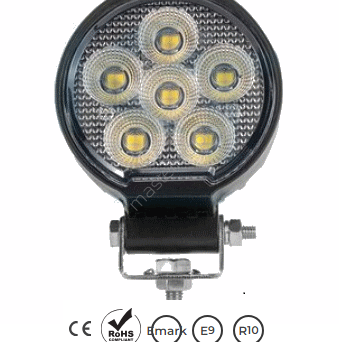 LAMPA ROBOCZA OSRAM, 24LED, 24W, OKRĄGŁA, ROZPROSZONA TT.13323