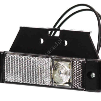 Obrysówka LED przednia z odblaskiem 222z 12/24V