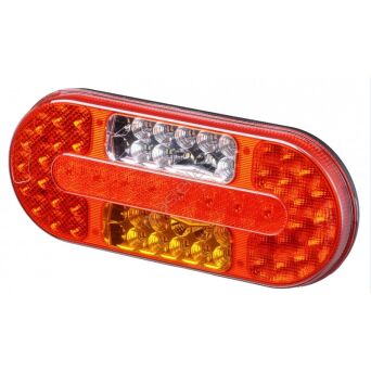 Lampa tylna zespolona 12/24 V 62 LED owalna LEWA ( L1824)