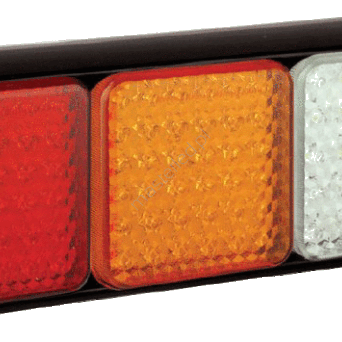 Lampa tylna 125BRAWME;  potrójna lampa modułowa, stop/pozycja/kierunkowskaz/cofania,   12/24V