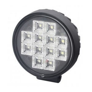 Lampa robocza 12x LED okrągła z włącznikiem L0153