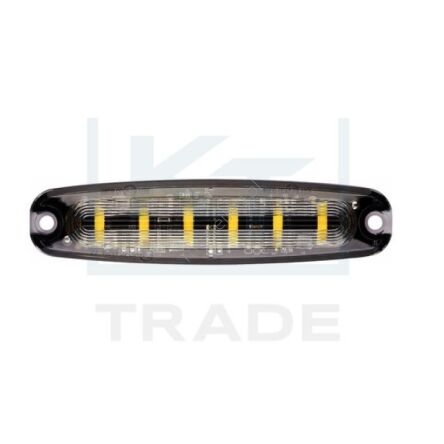 Lampa stroboskopowa 6 LED, slim, 12-24V, TT.155-6