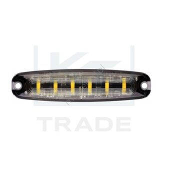 Lampa stroboskopowa 6 LED, slim, 12-24V, TT.155-6