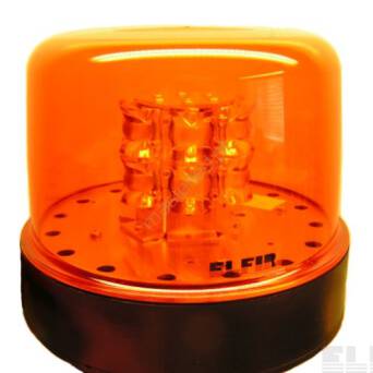 Lampa pojedyncza LPL LED pomarańczowa  24V 