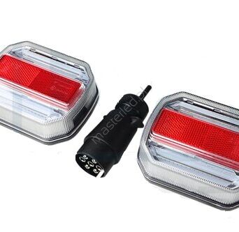 Bezprzewodowe lampy tylne LED, dynamiczny kierunek, 4 funkcje - para