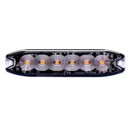 Lampa strobo 6x LED slim /  LW0038