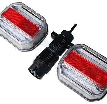 Bezprzewodowe lampy tylne LED, CAN BUS, dynamiczny kierunek, 4 funkcje - para