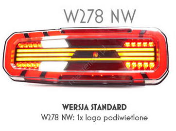 2384 NW Lampy zespolone tylne W278 LINE