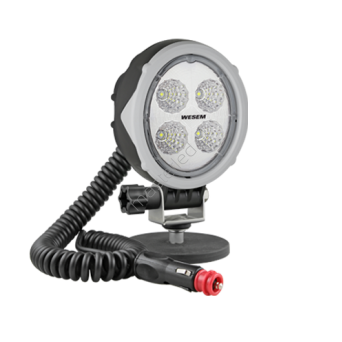 Lampy robocze z diodami LED 12-24V - 1500lm - typu CRV2 - z uchwytem magnetycznym i wyłącznikiem  (rączka)