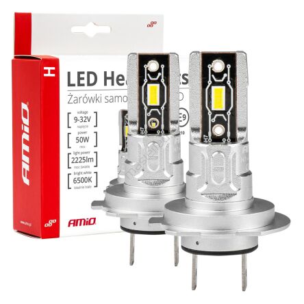 Żarówki samochodowe LED H-mini H7 AMIO-03332