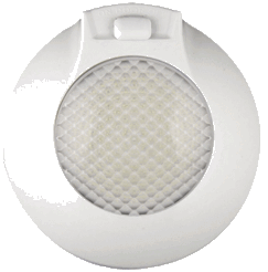 Lampa do oświetlenia wnętrz.  12V/24V  (Series 143) z przyciskiem ON/DOOR/OFF