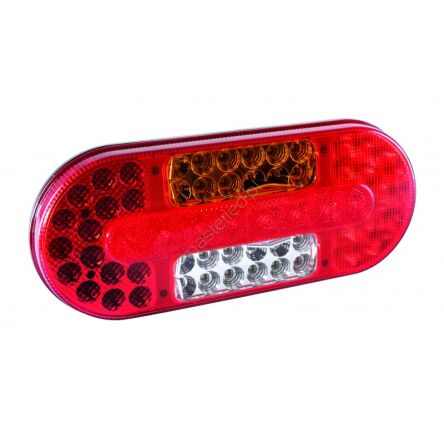 Lampa tylna zespolona 12/24 V 62 LED owalna PRAWA (L1825)