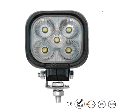 LAMPA ROBOCZA OSRAM, 5LED, 50W, KWADRATOWA, SKUPIONA TT.13350S