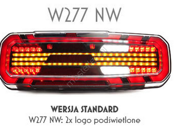 2368 NW Lampy zespolone tylne W277 LINE BLACK