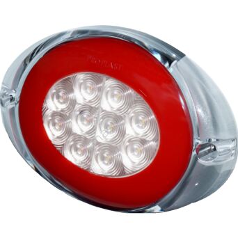 Lampa tylna LED PRO-OVAL 12/24V