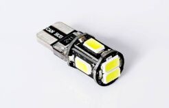 Żarówki LED EPL134 T10 W5W 6SMD 5630 CAN