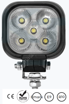 Lampa robocza OSRAM, 5LED, 50W, kwadratowa, skupiona