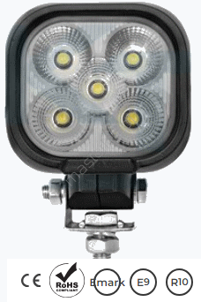 Lampa robocza OSRAM, 5LED, 50W, kwadratowa, skupiona