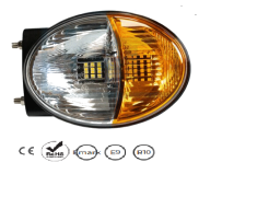 LAMPA PRZEDNIA Z KIERUNKOWSKAZEM OSRAM, 48LED, 24W, OWALNA TT.16624