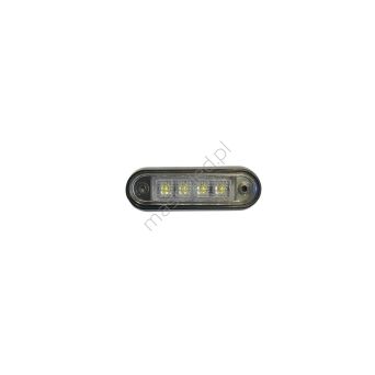 Lampa obrysowa 4xLED 12/24V B L1309/P L1310/CZ  L1311/biała długa L1312/P długa L1313/CZ długa L1314