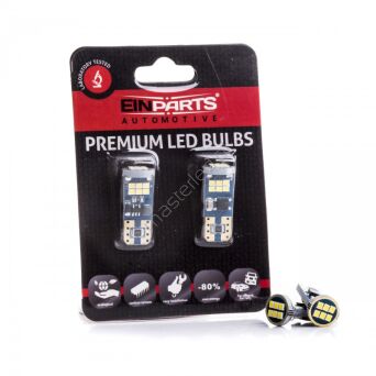 BLISTER 2pcs- EPL198 W5W T10 18 SMD 2016 CANBUS 6000K