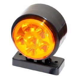 LAMPA 12 LED KIERUNKOWSKAZU PRZÓD-TYŁ ŻÓŁTA DKPT kat 1 12/24 V