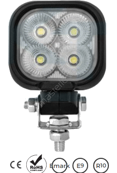 Lampa robocza OSRAM, 4LED, 40W, kwadratowa, rozproszona