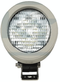 Lampa robocza OSRAM 4 LED, 60W, rozproszona, szara, okrągła, przeznaczona do John Deere