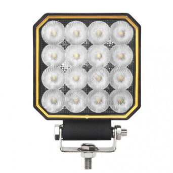 Lampa robocza 16xLED kwadratowa PLUS L0178