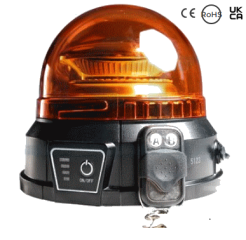 LAMPA OSTRZEGAWCZA 45 LED, NA AKUMULATOR Z PILOTEM TT.14540-RC