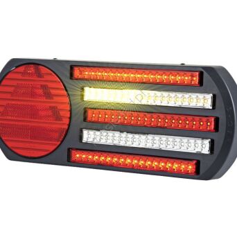 Lampa tylna LED PRO-5 z odblaskiem 24V prawa