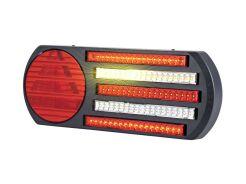 Lampa tylna LED PRO-5 z odblaskiem 24V prawa